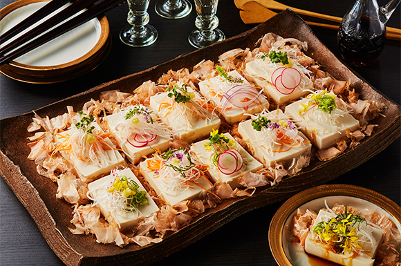 花ふわりのふんわりベッド❤「豆腐の彩りサラダ」