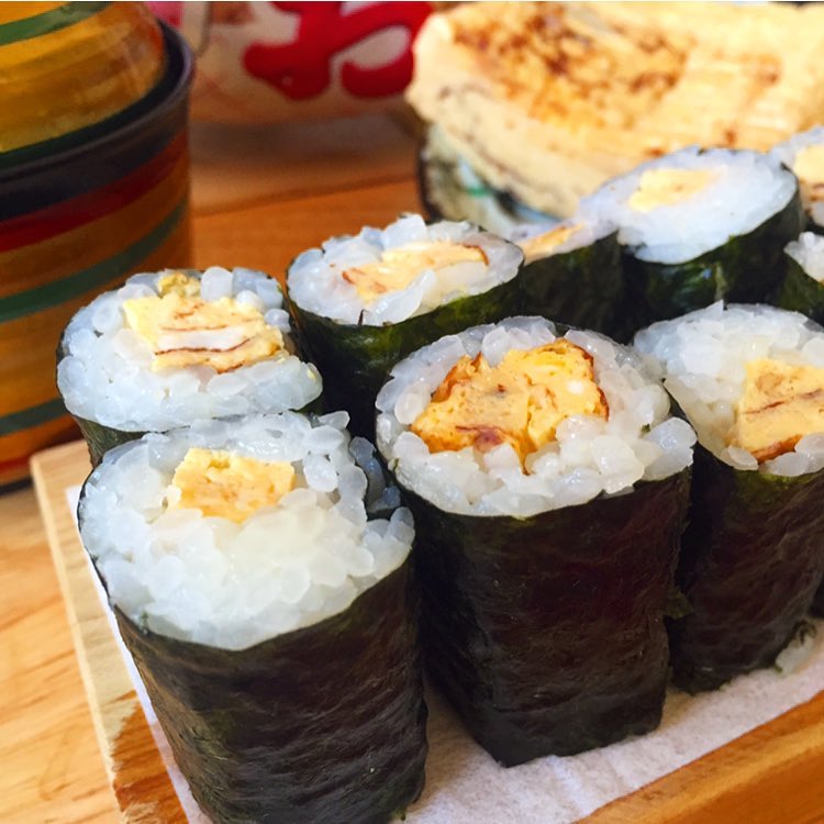 出汁巻きたまごの海苔巻き