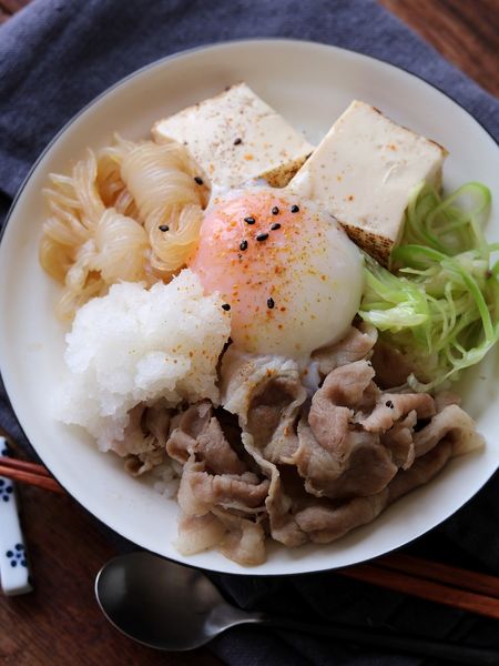 豚すきおろし丼