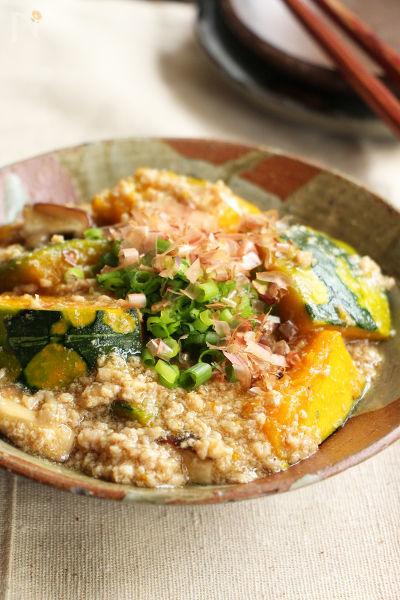 かぼちゃの鶏そぼろ煮