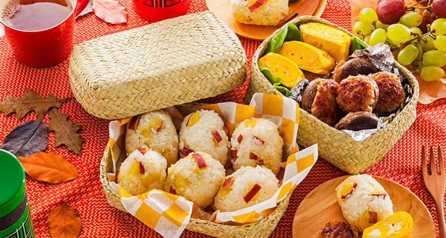 秋はお弁当を持って出かけよぅ♪