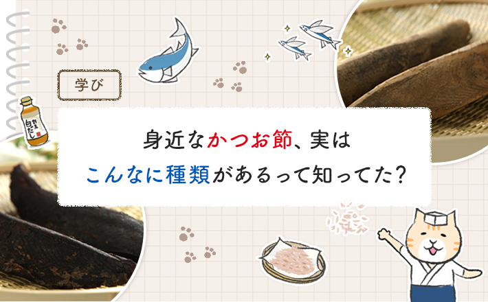 【第2回】身近なかつお節、実はこんなに種類があるって知ってた？