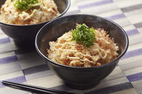 ツナとマヨネーズのおかかご飯