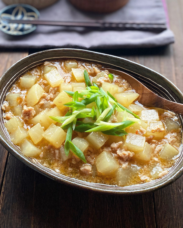 とろ旨！レンチンめんつゆ麻婆大根