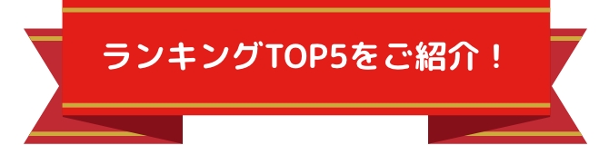 ランキングTOP5をご紹介！