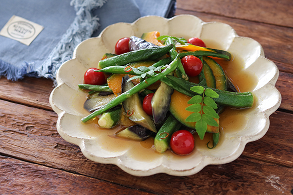 夏野菜の焼き浸し