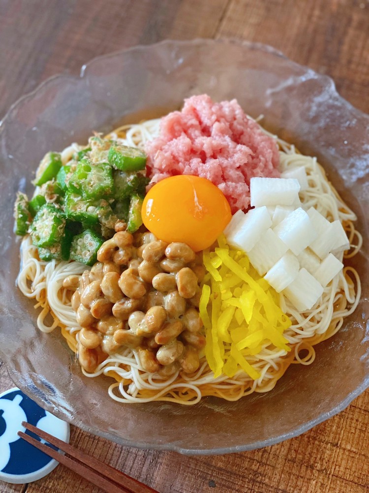 【簡単おいしい！】ねばねば爆弾そうめん