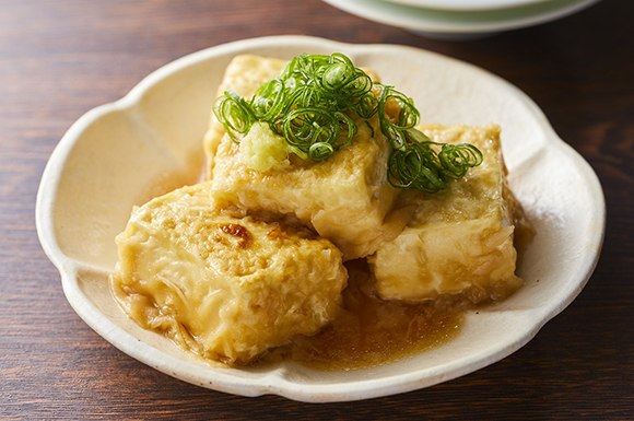 だしから作る揚げ出し豆腐