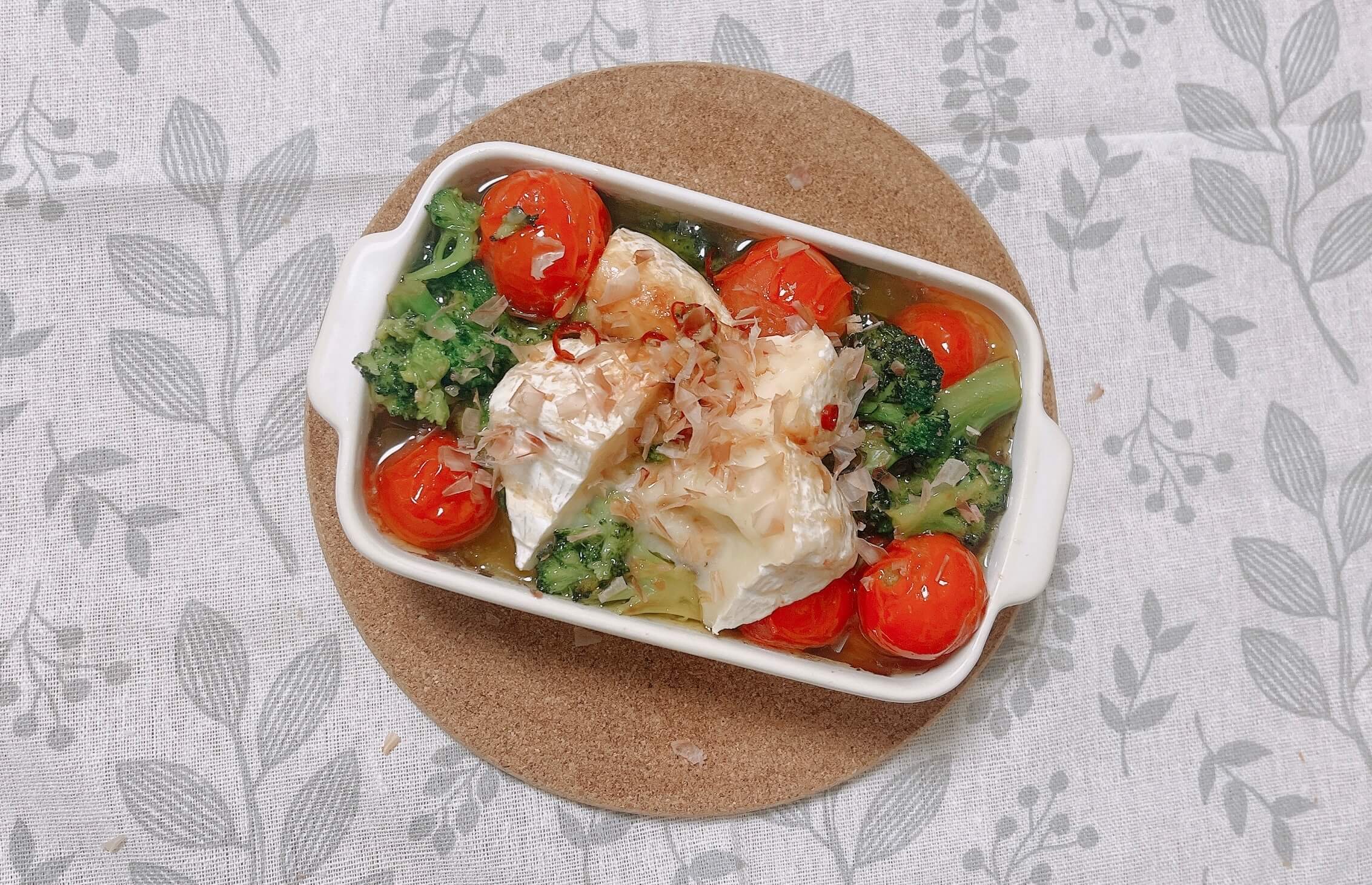 我が家の「とろ～りチーズと野菜のアヒージョ」