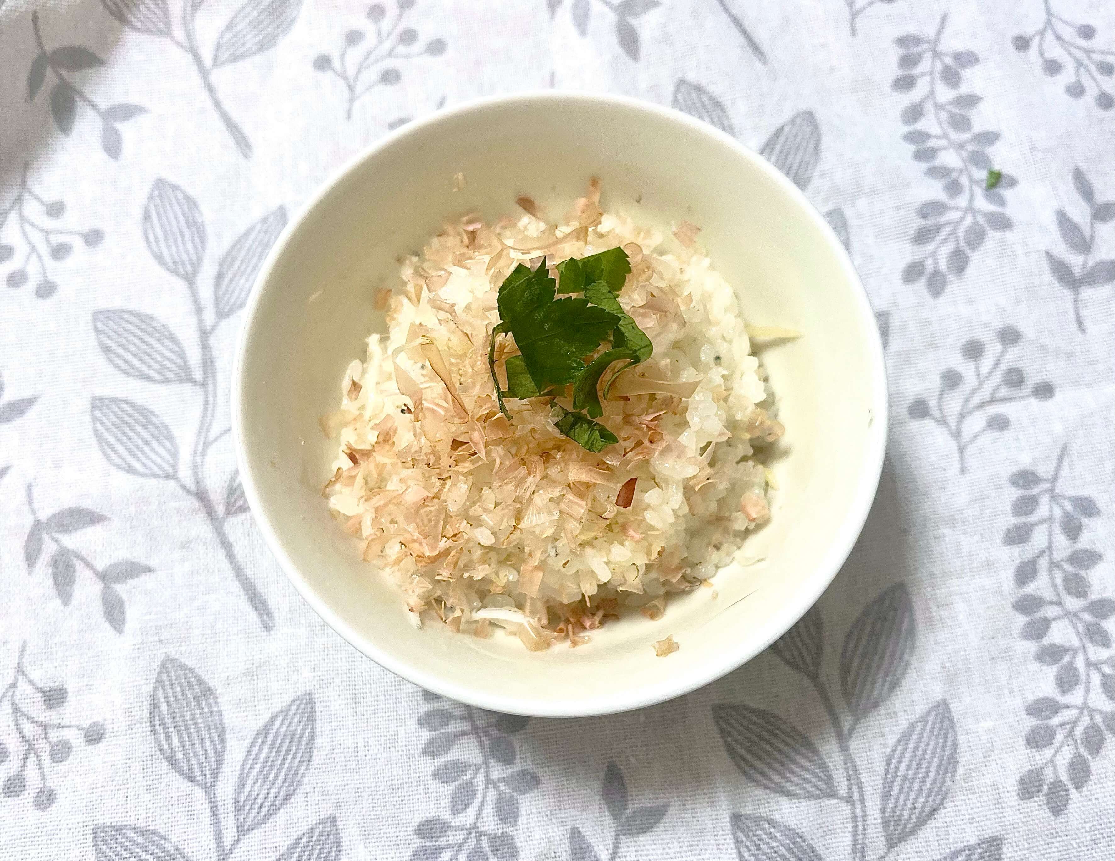 我が家の「新しょうがとちりめんじゃこの炊き込みご飯 」